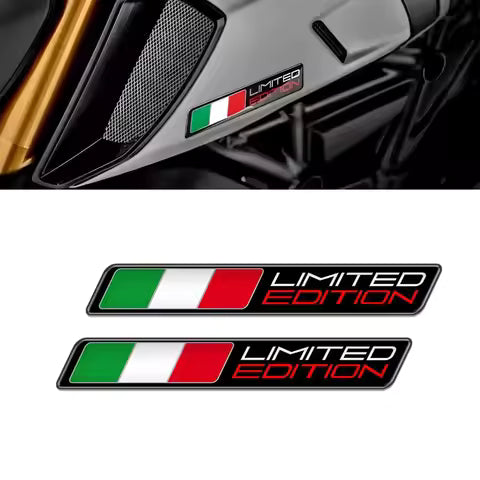 イタリア国旗 バイク用 カスタムステッカー デカール (ドゥカティ / アプリリア向け)